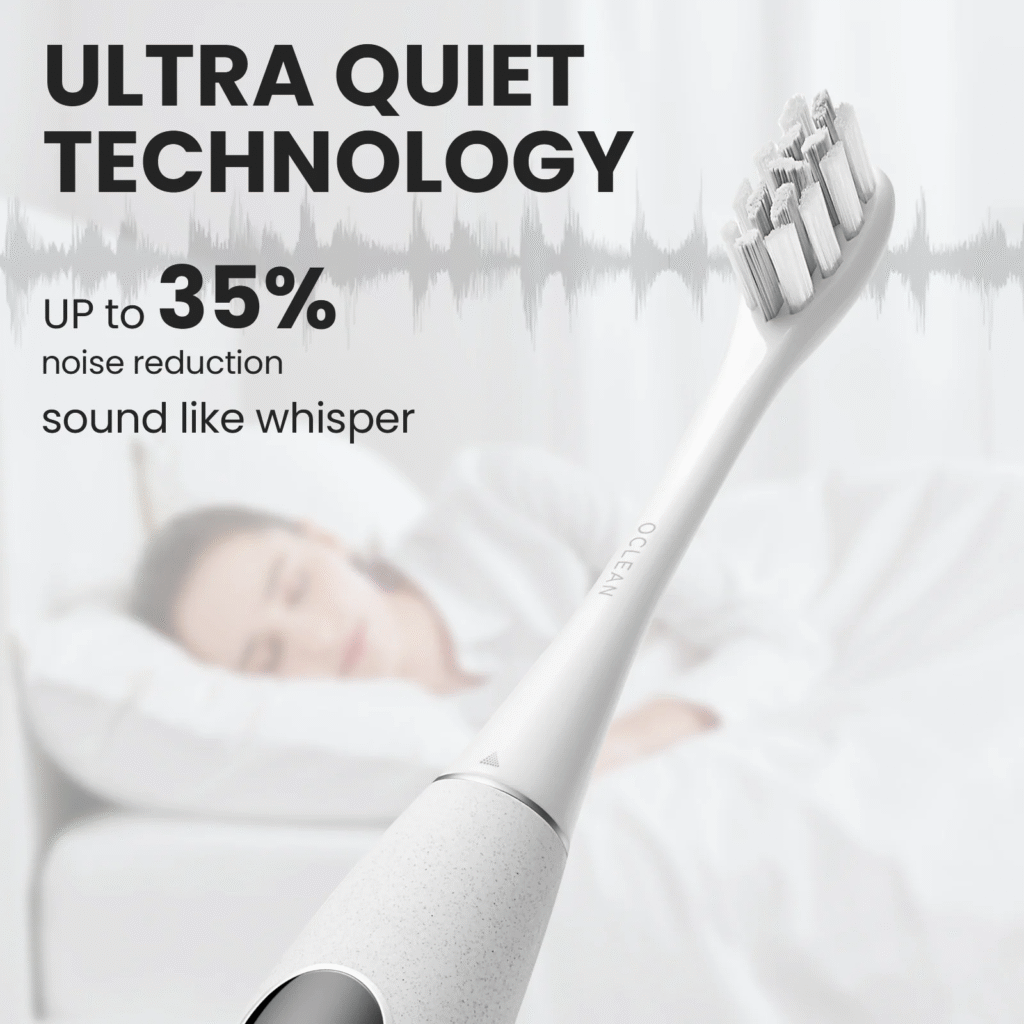 Oclean Quiet Electric Toothbrush for Smart, Silent Brushing