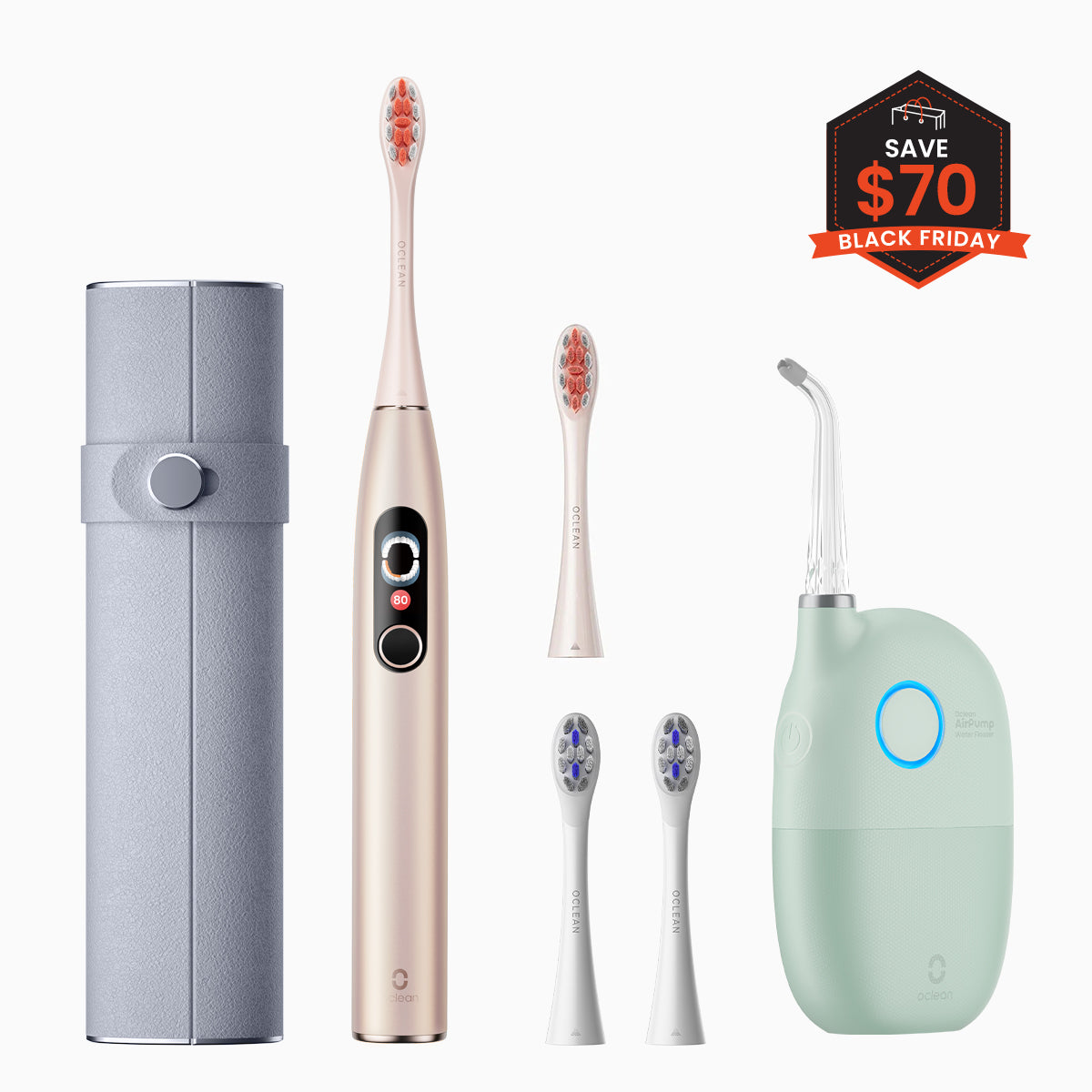 A10 Water Flosser + X Pro Digital Set