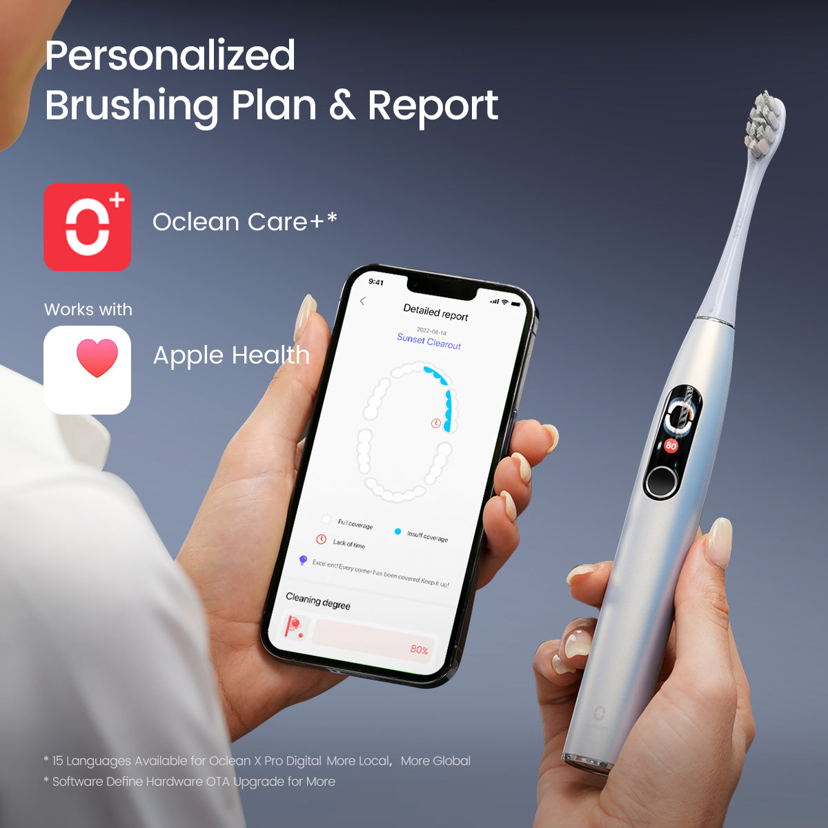 Oclean X Pro Digital Smart Sonic Toothbrush-Toothbrushes-Oclean US Store