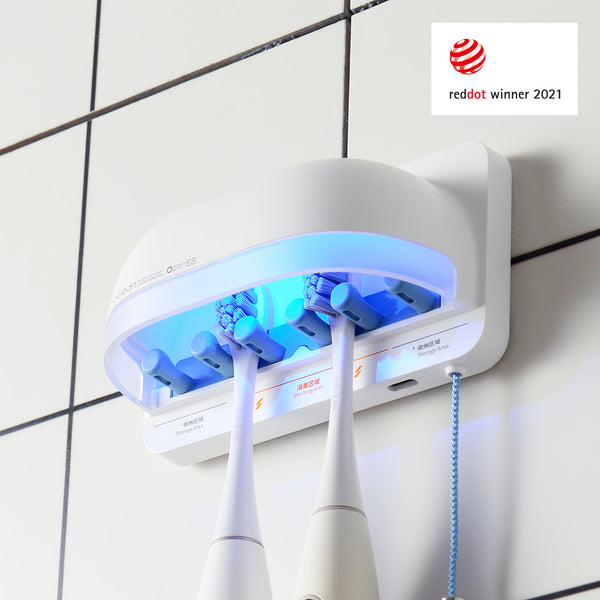 Oclean S1 UVC Toothbrush Sanitizer Wins Red Dot for High Design Quality