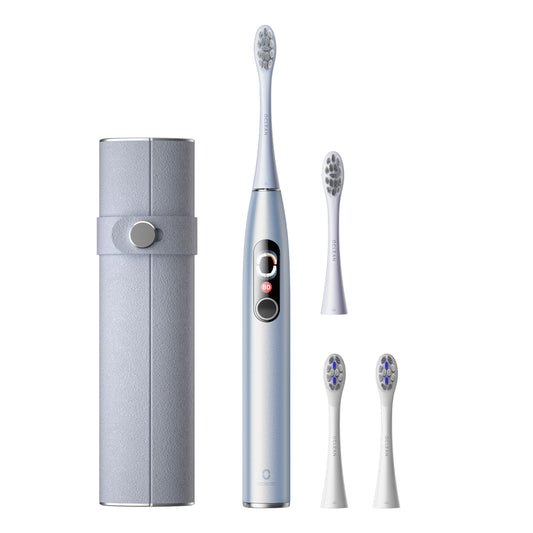 Oclean X Pro Digital Premium Bundle Toothbrushes Silver  Oclean Official